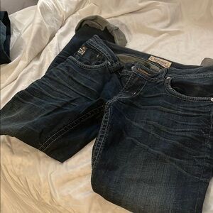 MEK Blue Straight Leg Jeans Classic Denim
